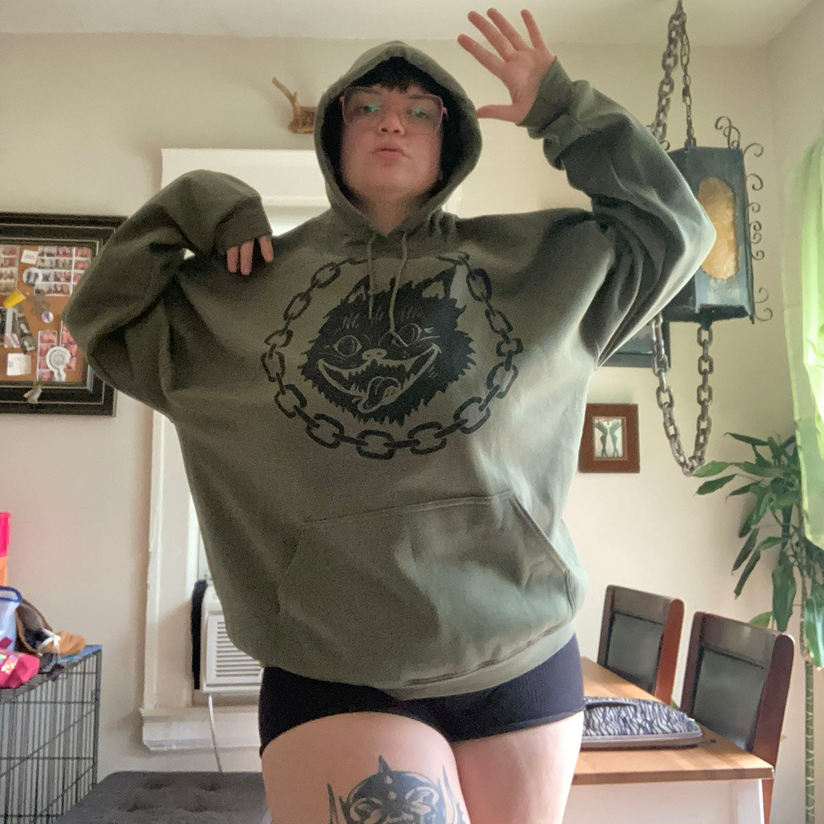 Chained Kitty - Unisex Hoodie